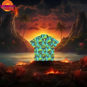 Zombie Brains Hawaiian Shirt 2