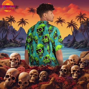 Zombie Brains Hawaiian Shirt 3