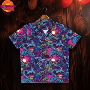 Zombie Hawaiian Shirt with Undead Vibes 2