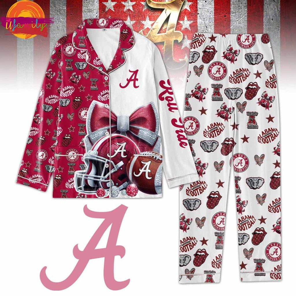 Alabama Roll Tide Football Gifts For Lovers Pajama Set