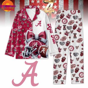 Alabama Roll Tide Football Gifts For Lovers Pajama Set 1