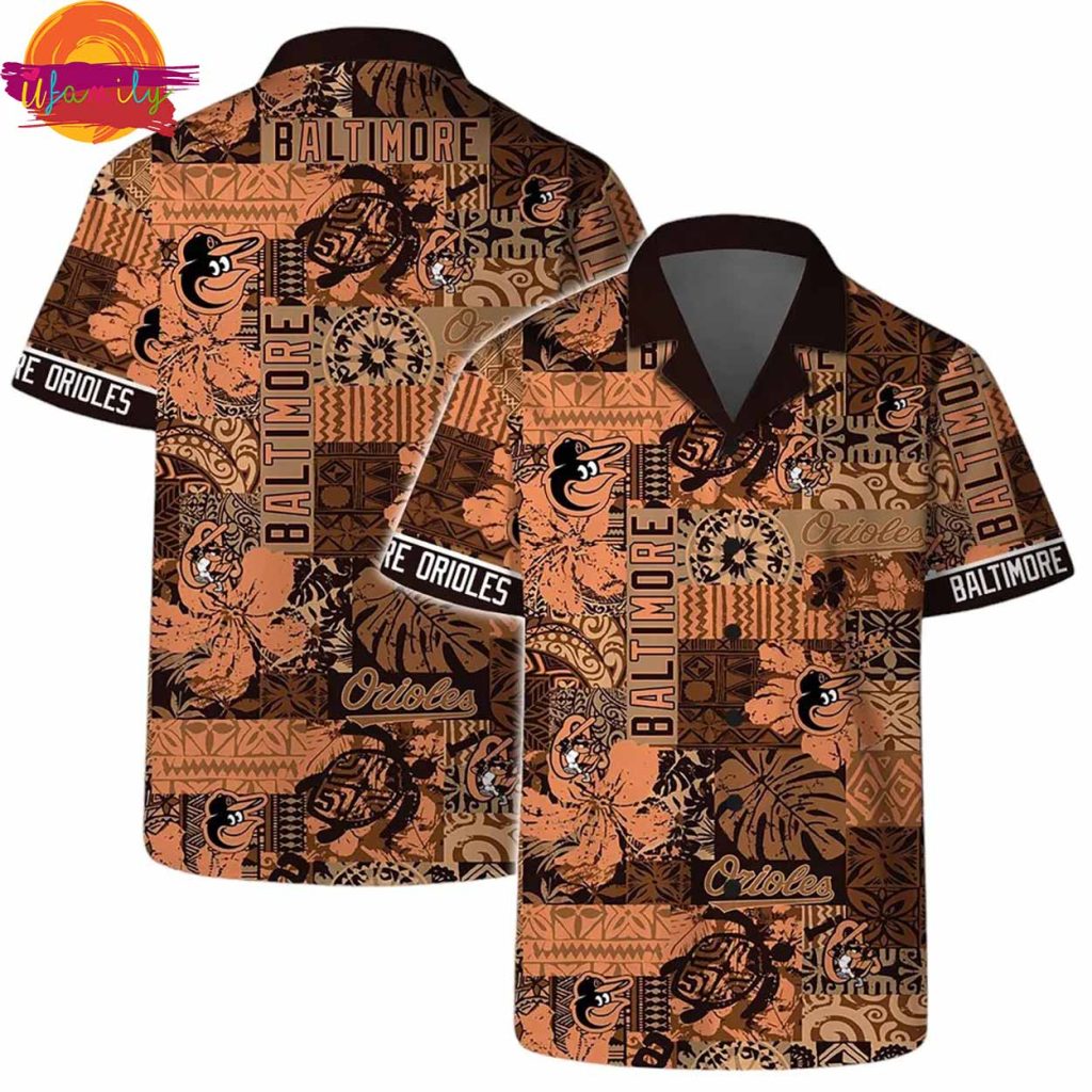 Baltimore Orioles Camden Yard Vintage Hawaiian Shirt Style