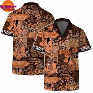 Baltimore Orioles Camden Yard Vintage Hawaiian Shirt Style 1