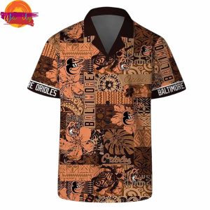 Baltimore Orioles Camden Yard Vintage Hawaiian Shirt Style 3