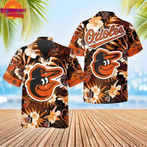 Baltimore Orioles Floral Island Hawaiian Shirt Style 1