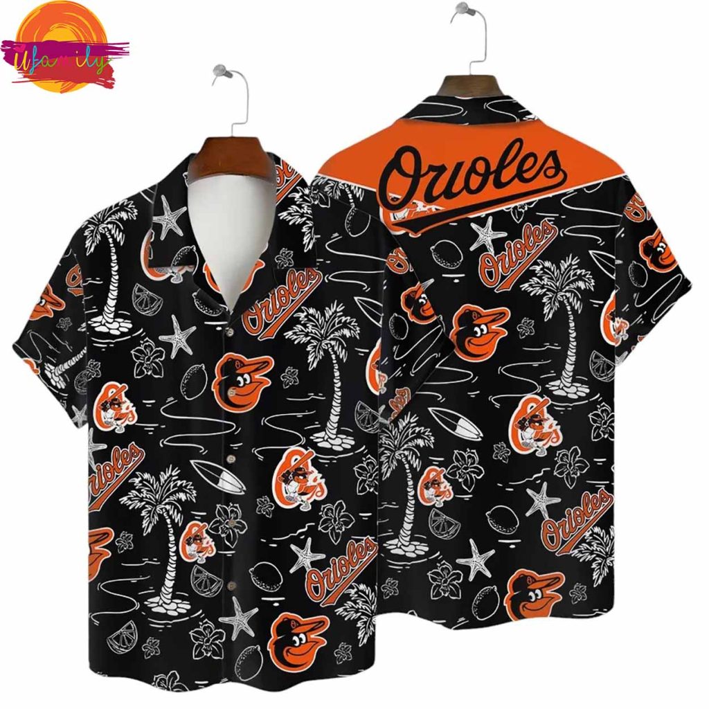 Baltimore Orioles Island Icons Hawaiian Shirt Style