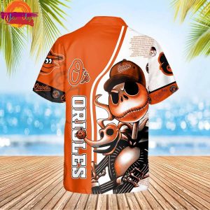 Baltimore Orioles Jack Skellington Hawaiian Shirt Style