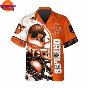 Baltimore Orioles Jack Skellington Hawaiian Shirt Style 3