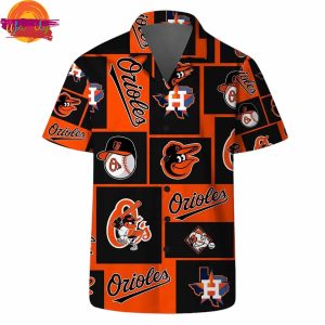 Baltimore Orioles Lone Star Spirit Hawaiian Shirt Style 3