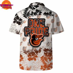 Baltimore Orioles One Pride Tropical Hawaiian Shirt Style 1