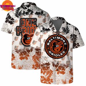 Baltimore Orioles One Pride Tropical Hawaiian Shirt Style 3