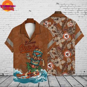 Baltimore Orioles Tiki Vibes Hawaiian Shirt Style 1