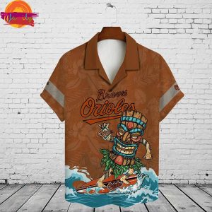 Baltimore Orioles Tiki Vibes Hawaiian Shirt Style 3