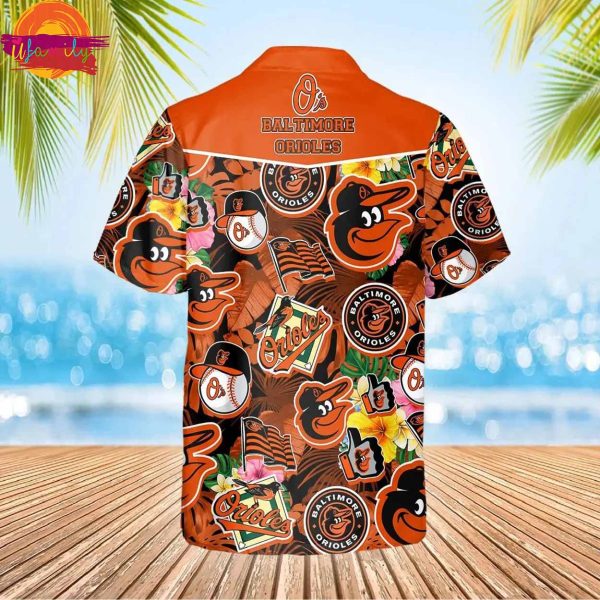 Baltimore Orioles Tropical Hawaiian Shirt Style