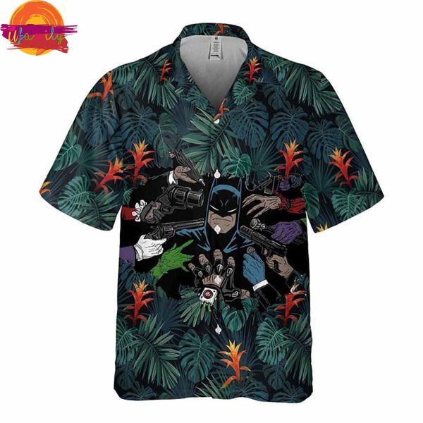 Batman And Villain Hawaiian Shirt Style