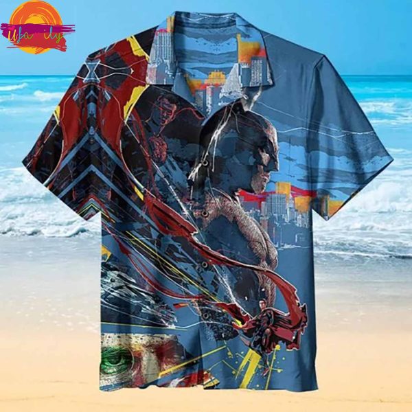 Batman Superman DC Hawaiian Shirt Gifts