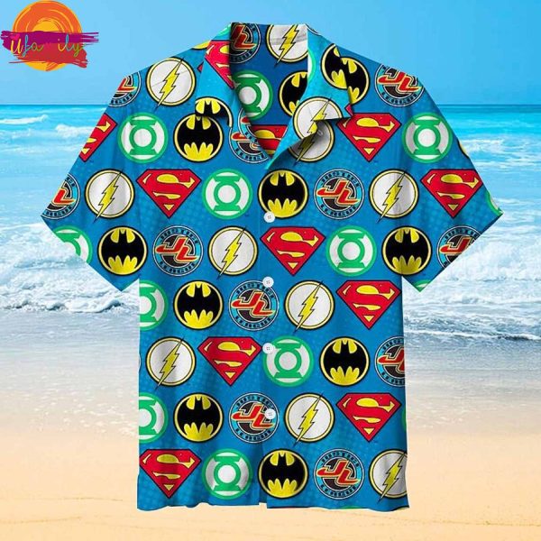 Batman Superman DC Superheroes Summer Hawaiian Shirt