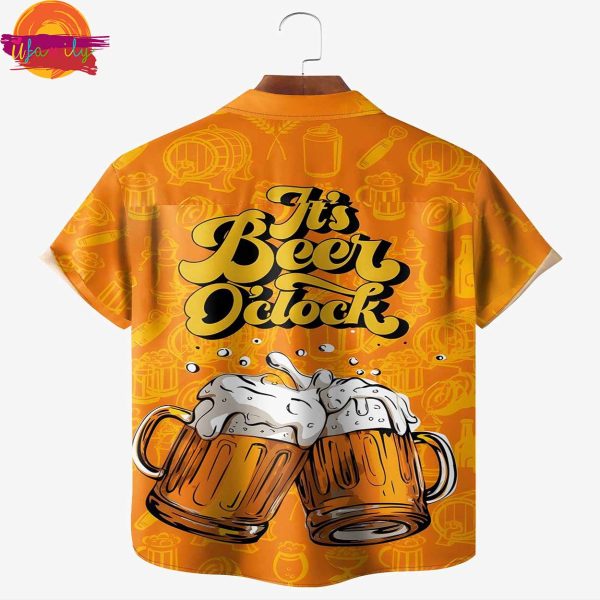 Beer Orange Summer Hawaiian Shirt