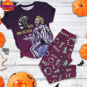 Beetlejuice 2 Back From The Dead 2024 T Shirt Pajama Set 1