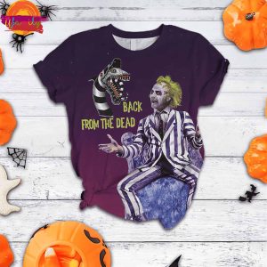 Beetlejuice 2 Back From The Dead 2024 T Shirt Pajama Set 5