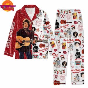 Bob Dylan Music Christmas Pajama Set 2