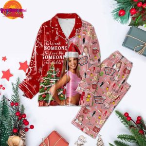 Britney Spears I Wanna Go Music Christmas Pajama Set 2