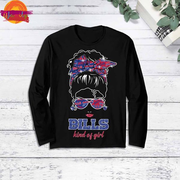 Buffalo Bills Kind Of Girl NFL Long Sleeve Pajama Set