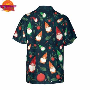 Christmas Gnome PatternXmas Hawaiian Shirts