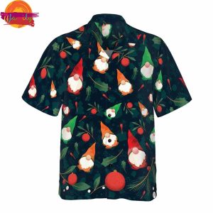 Christmas Gnome PatternXmas Hawaiian Shirts 3