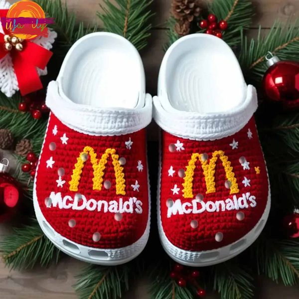 Christmas McDonald’s Knit Effect Crocs