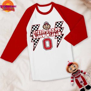 Christmas Ohio State Buckeye Long Sleeve Pajama Set 2