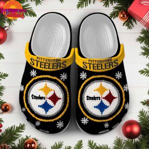 Christmas Pittsburgh Steelers Knit Effect NFL Crocs