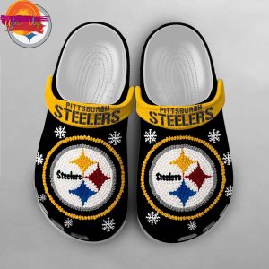 Christmas Pittsburgh Steelers Knit Effect NFL Crocs