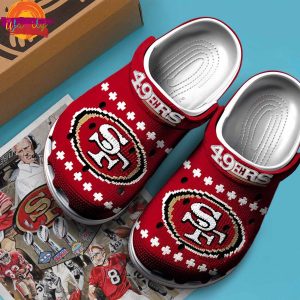 Christmas San Francisco 49ers Knit Effect Crocs