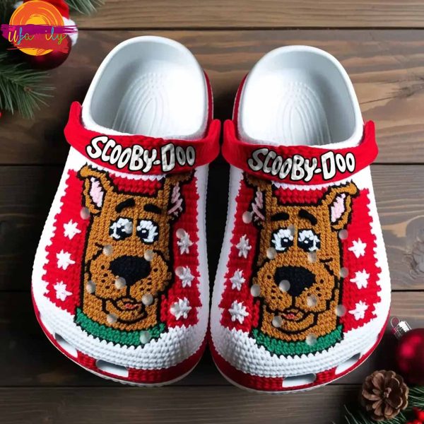 Christmas Scooby Doo Knit Effect Crocs