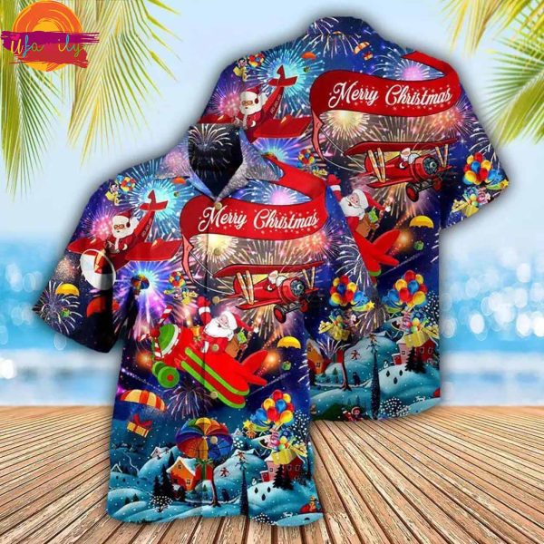 Christmas Spreading Love Santa Hawaiian Shirt Style