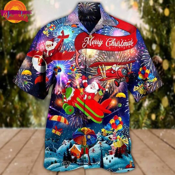 Christmas Spreading Love Santa Hawaiian Shirt Style