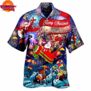 Christmas Spreading Love Santa Hawaiian Shirt Style 3