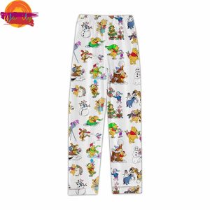 Christmas Winnie The Pooh Family Pajamas Set 3