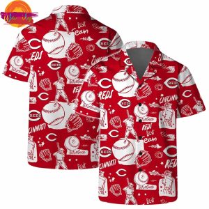 Cincinnati Reds Baseball Hawaiian Shirt Style