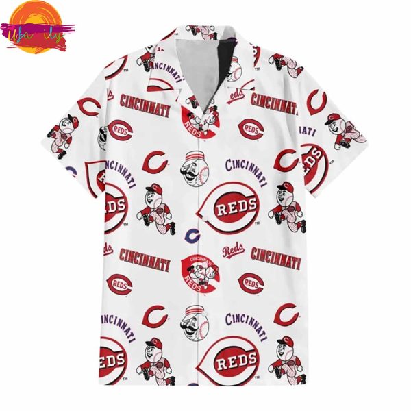 Cincinnati Reds Classic Logo Hawaiian Shirt Style