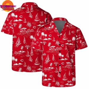 Cincinnati Reds Coastal Vibes Hawaiian Shirt Style