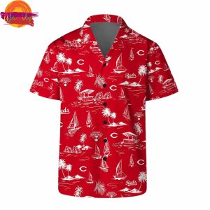 Cincinnati Reds Coastal Vibes Hawaiian Shirt Style 3