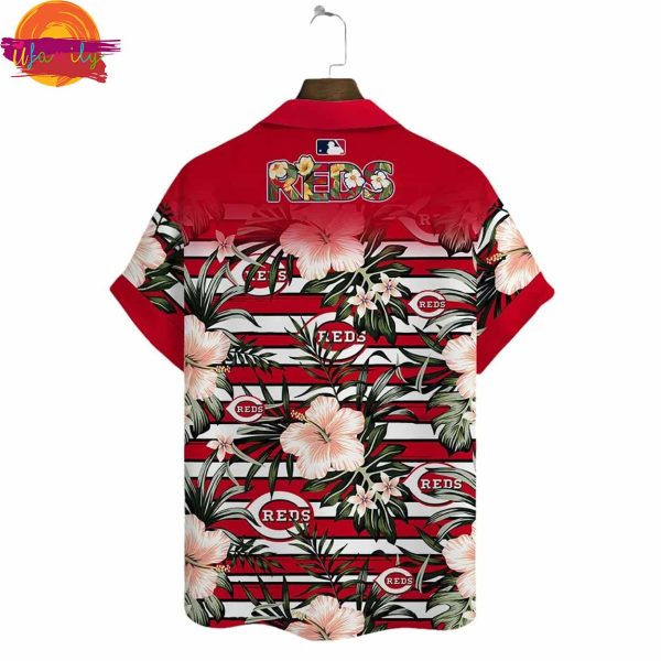 Cincinnati Reds Floral Hawaiian Shirt Style