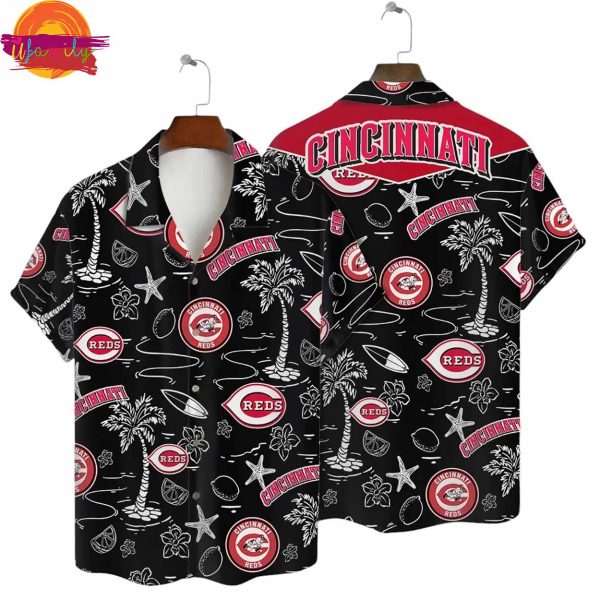 Cincinnati Reds Island Icons Hawaiian Shirt Style