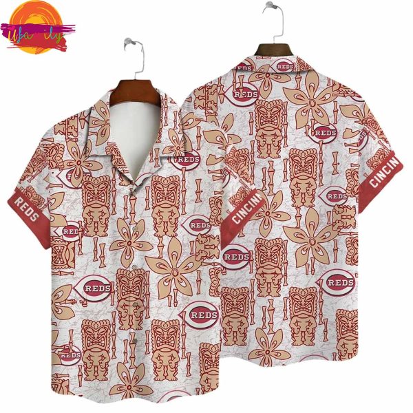 Cincinnati Reds Tiki Heritage Hawaiian Shirt