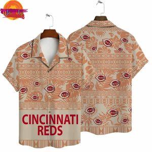 Cincinnati Reds Tribal Sunset Hawaiian Shirt Style