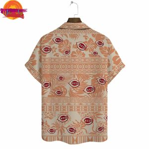 Cincinnati Reds Tribal Sunset Hawaiian Shirt Style