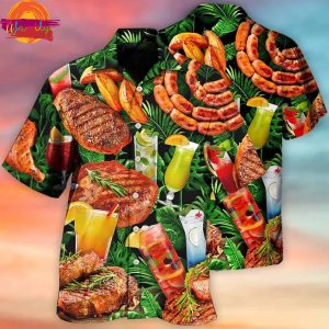 Cocktail Bbq Hawaiian Shirt Style