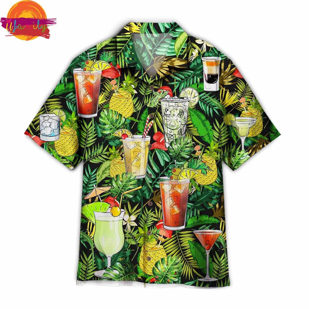 Cocktail Fruit Hello Summer Hawaiian Shirt Gifts Style